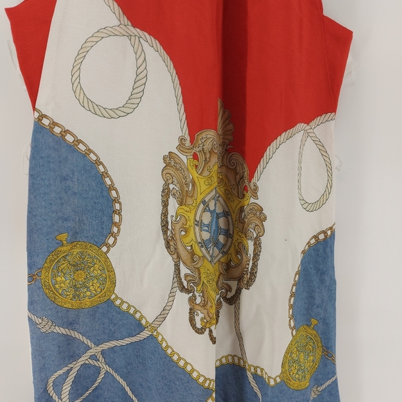 Anthropologie Maeve Onsen Scarf-printed dress - Picture 4 of 8